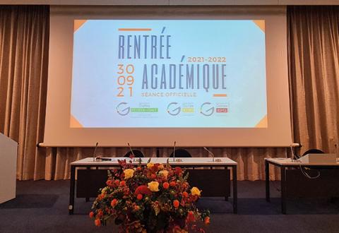 Séance de rentrée académique