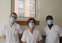 Nos étudiants infirmiers engagés plus que jamais auprès des patients