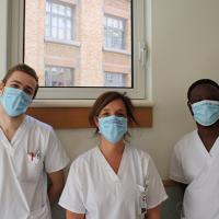 Nos étudiants infirmiers engagés plus que jamais auprès des patients